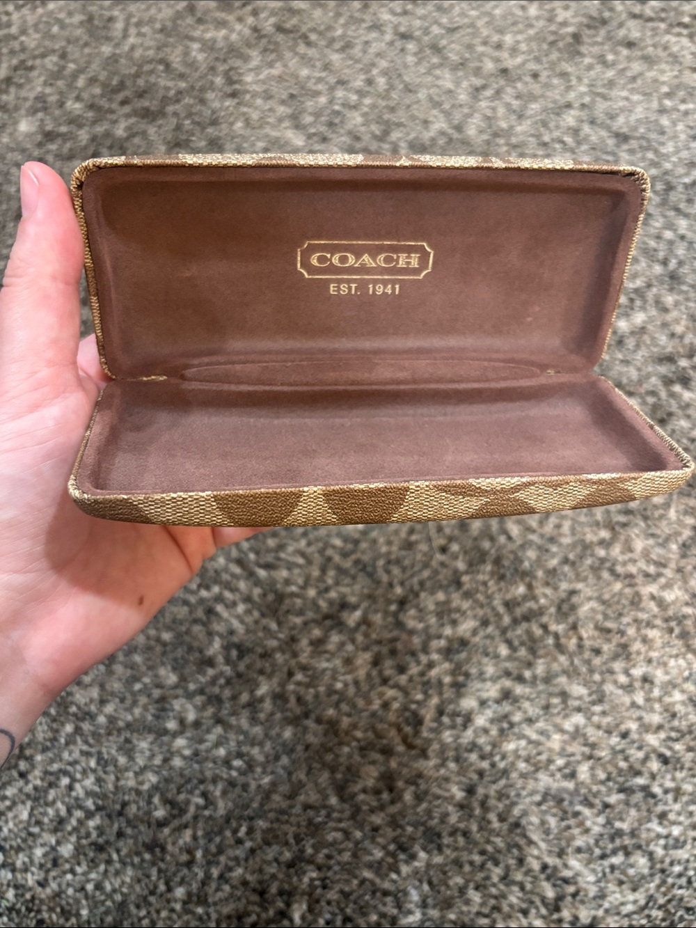 Coach Eyeglass Case like new